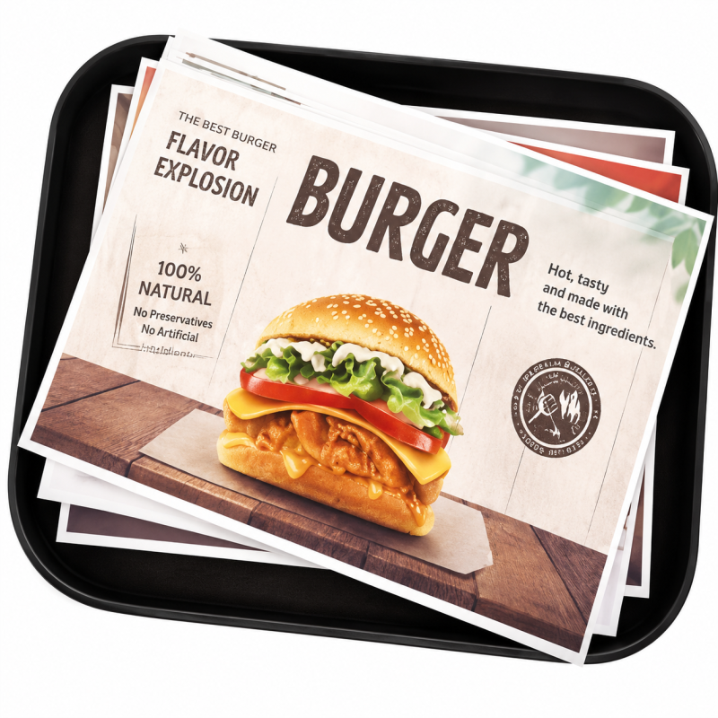Food tray liner